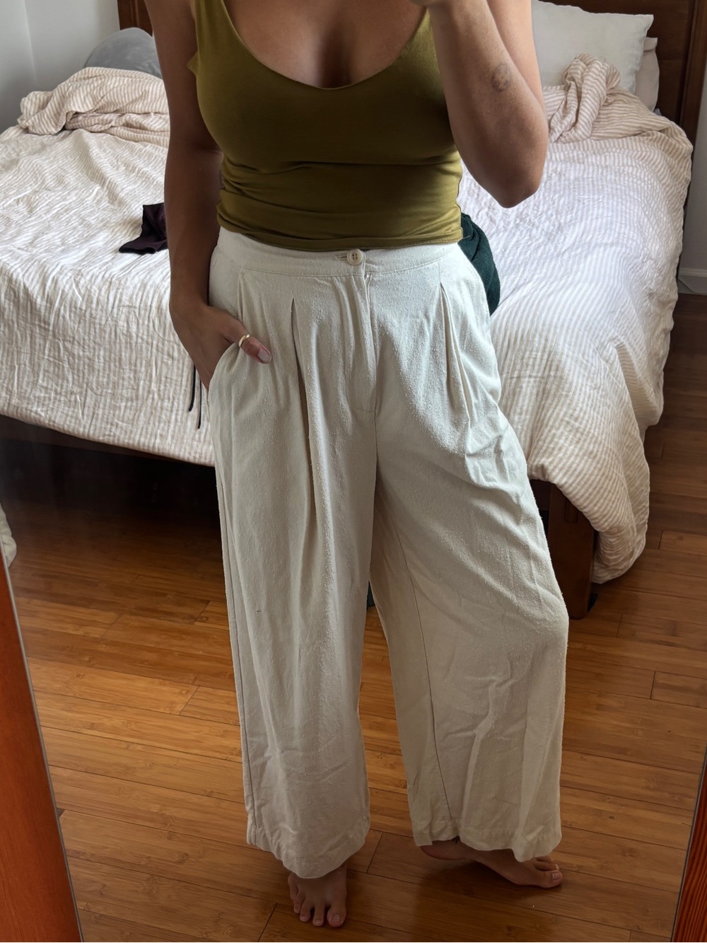 Jenni kayne raw silk pants